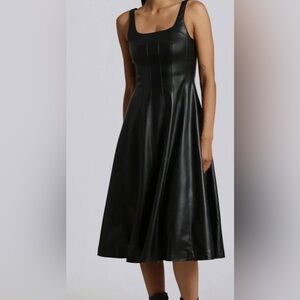 7 For All Mankind Leather Dress